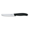 Swiss Classic zöldség- és gyümölcskés fogazott éllel, fekete, pengehossz 11 cm | VICTORINOX 6.7833