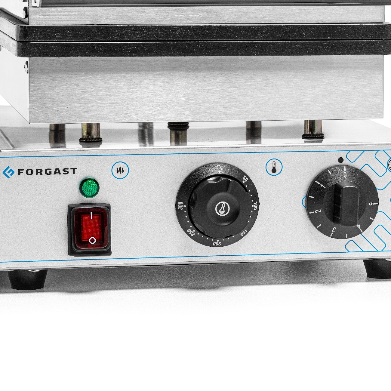 Elektromos egyes gofrisütő 4x6, 1.75 kW, 230 V | FORGAST FG09705