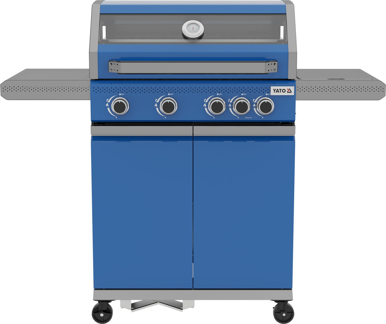 Grillgáz ITAMI 4+1, 14,2 KW, kék | YATO YG-20033