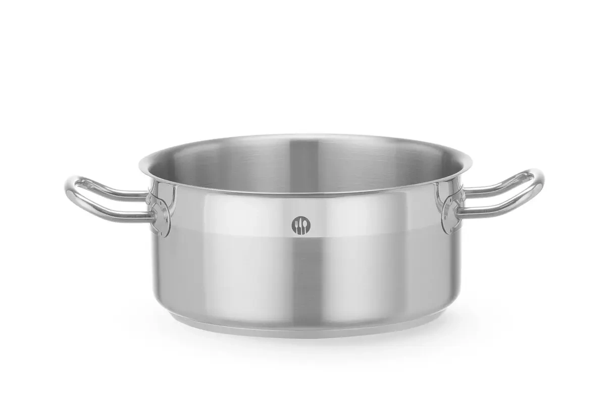 Rozsdamentes acél alacsony lábas Profi Line, 2,8 l, átmérő 20 cm, magasság 9 cm | HENDI 830147