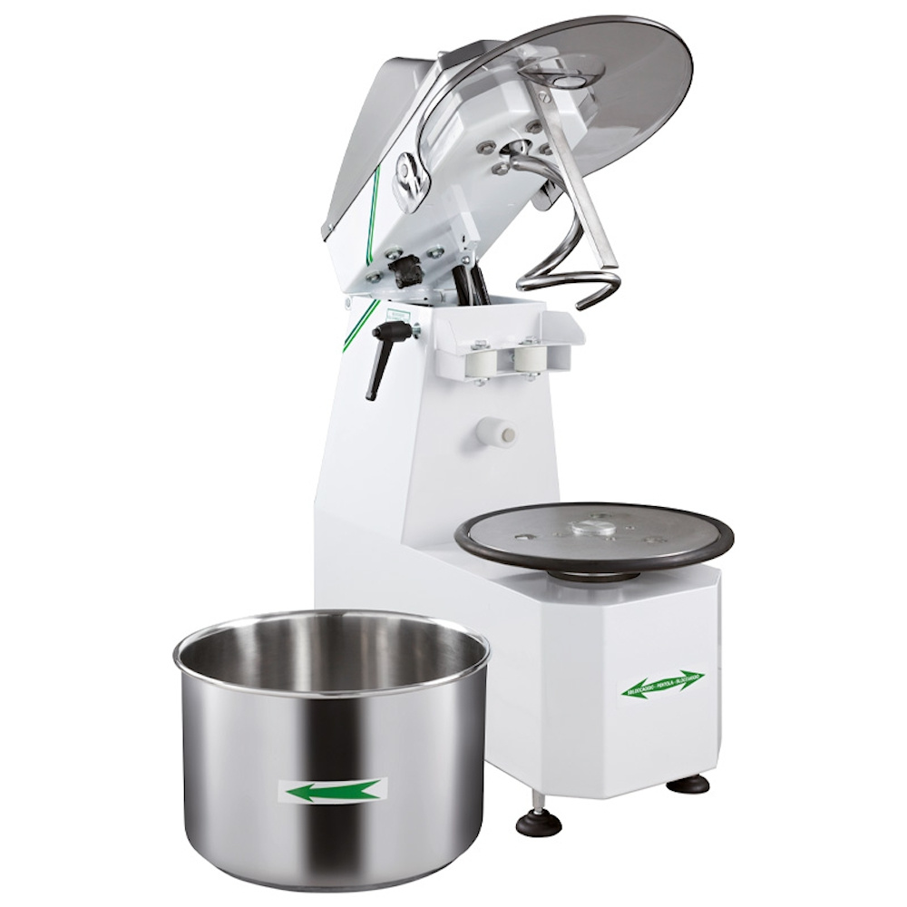 Spirálkeverő kivehető üsttel 42L, adagkapacitás 38 kg, 230V | FIMAR 38SR