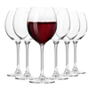 Vörösboros poharak VENEZIA 350 ml - 6 darabos készlet | KROSNO F578235035059000