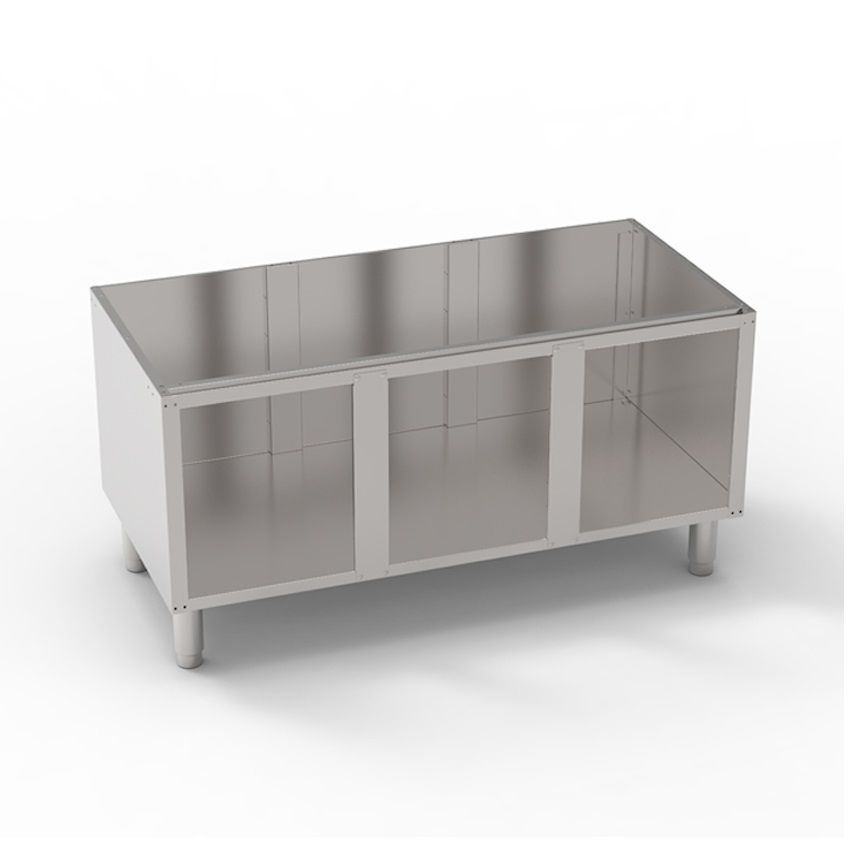 Nyitott állvány T74 120x57,5x57 cm | TECNOINOX 799003