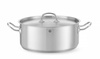 Rozsdamentes acél alacsony fazék - űrtartalom 7,4 l Kitchen Line | HENDI 836033