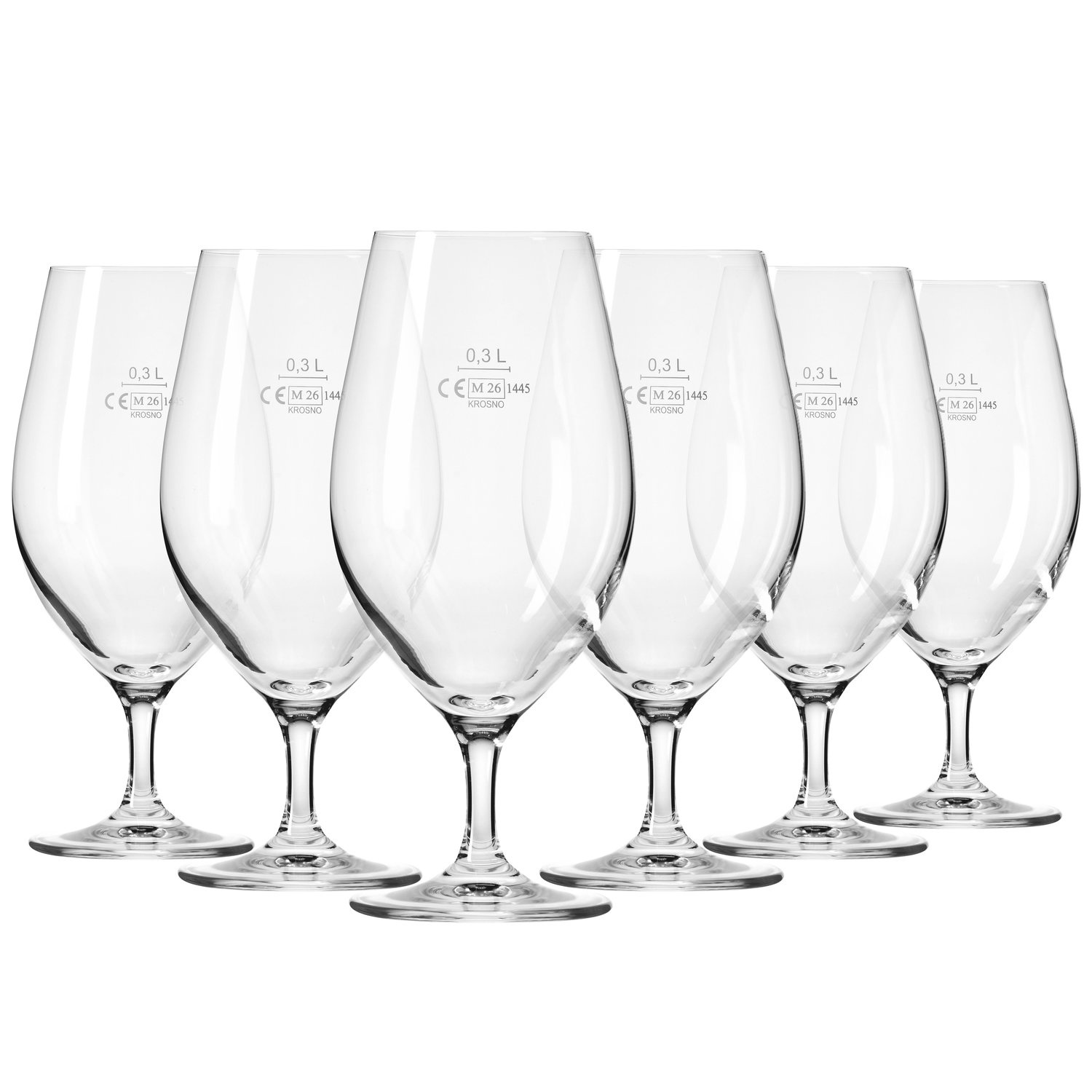 Sörös kehelypoharak BEER GOBLET 420, XNO, 420 ml, 6 darabos készlet | KROSNO GLASS F57D456040001020