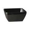 Tál PURE melaminból, fekete, 19x19x9 cm, 1,5 l | APS 83468