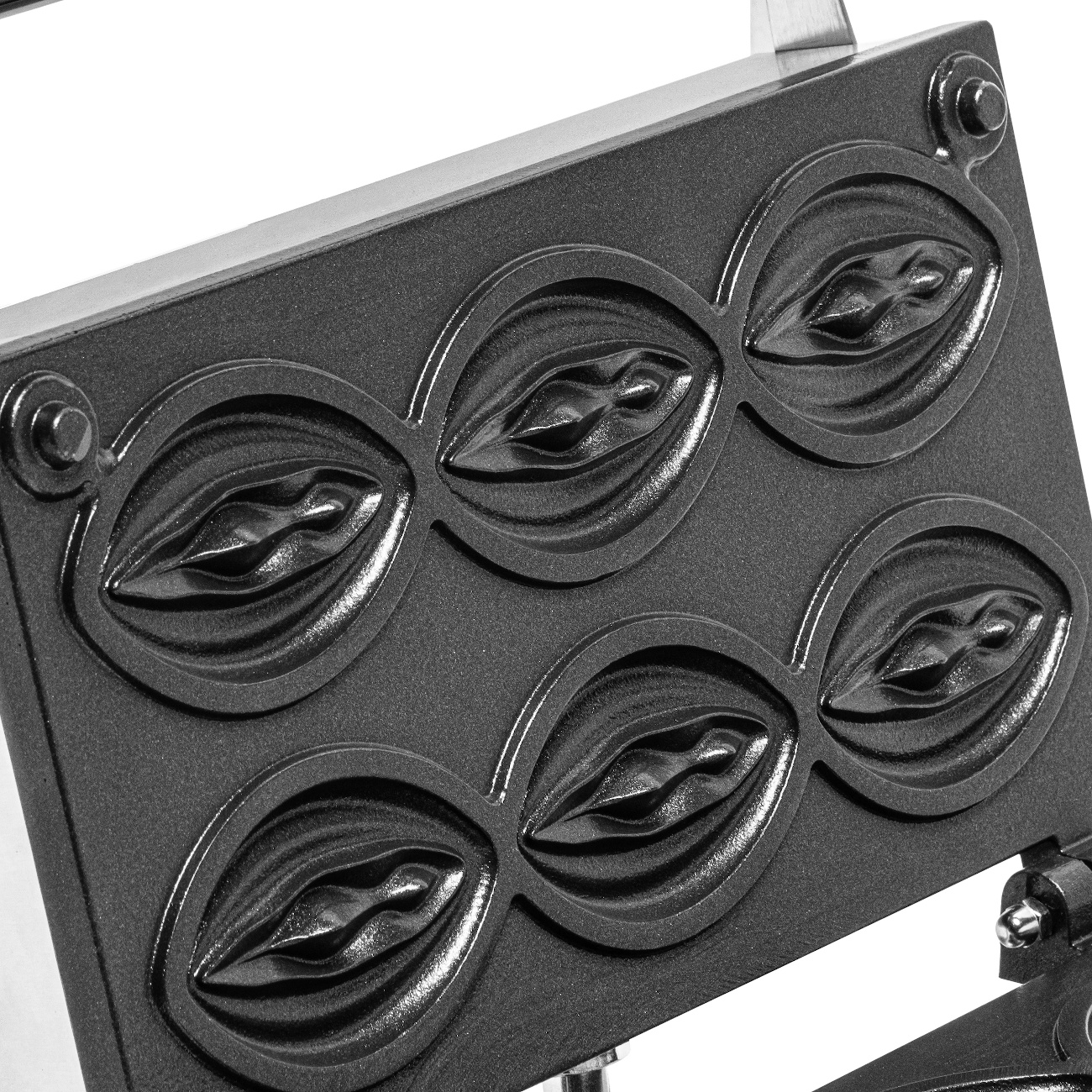 Elektromos gofrisütő V típus, 6 gofrihoz, 1.55 kW, 230 V | FORGAST FG09708