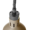 Melegen tartó lámpa függő, hengeres, bézs, 230V/250W | HENDI 273784