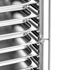 Rozsdamentes acél összecsukható kocsi GN edények szállításához | FORGAST FG01105