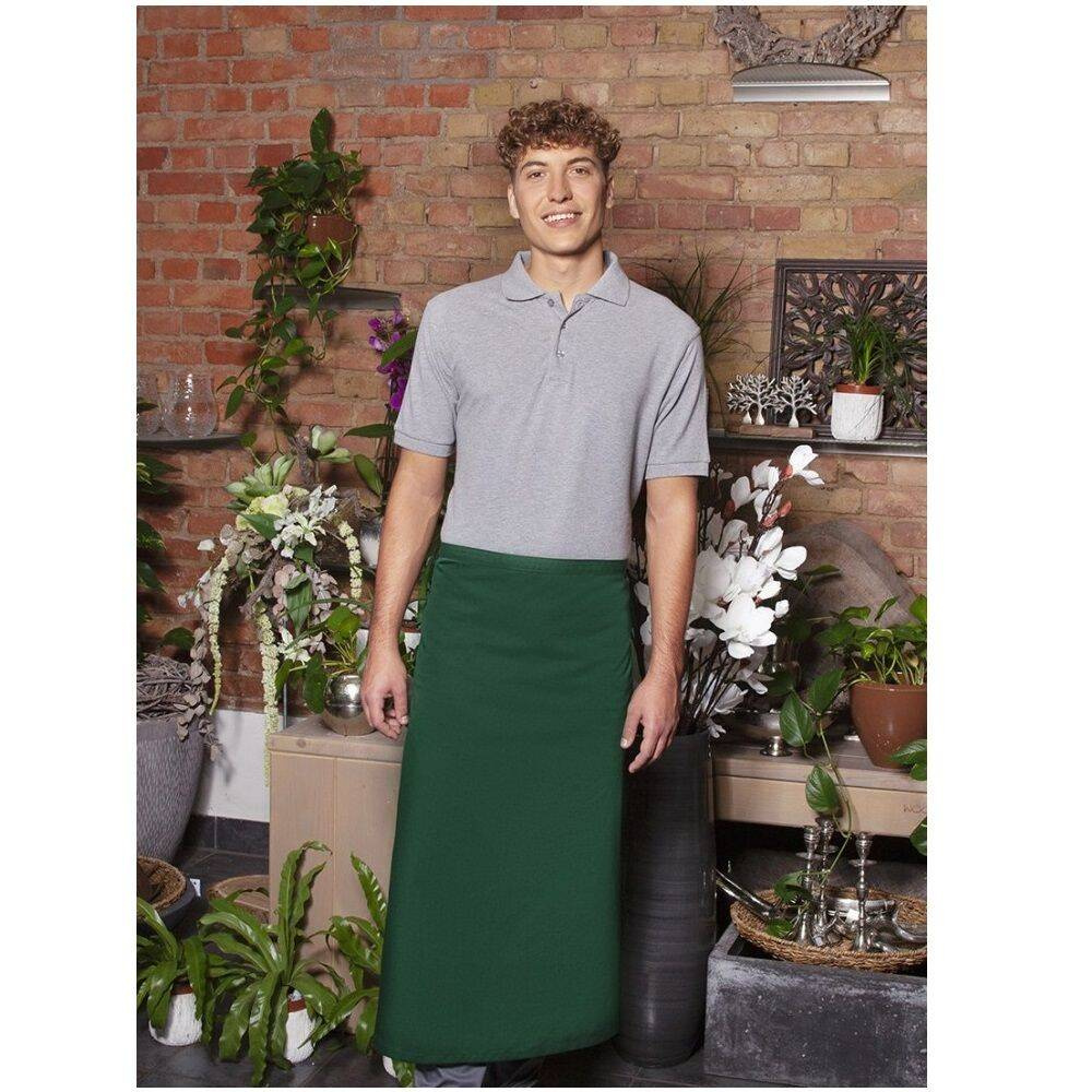 Kellner bistro kötény basic erdőzöld | KARLOWSKY BBSS 1-32-Stck