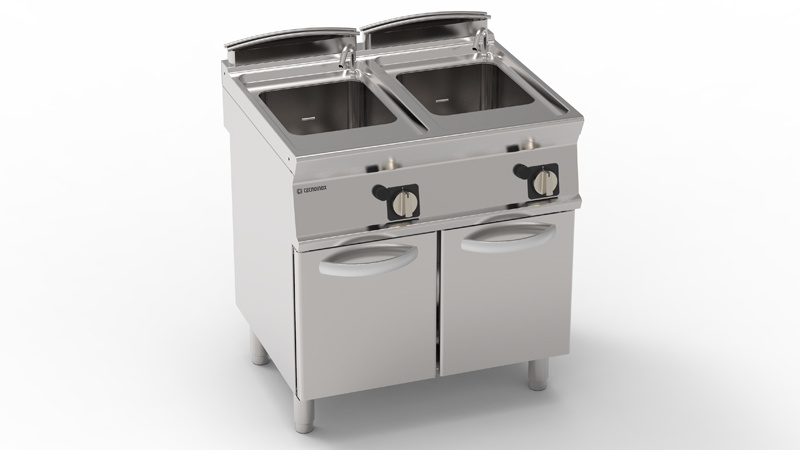 Gáztésztafőző készülék 2 x 24 l GN 2/3 20 kW | TECNOINOX 713057