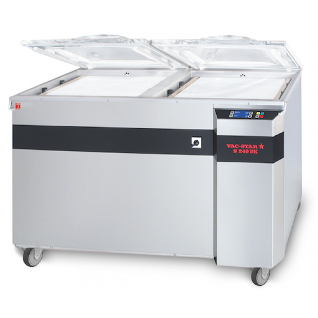 Vákuumcsomagoló kocsis 2 kamrás S-240 DK GX V/B100 | VAC-STAR V-4333-JZ-AIBCAB