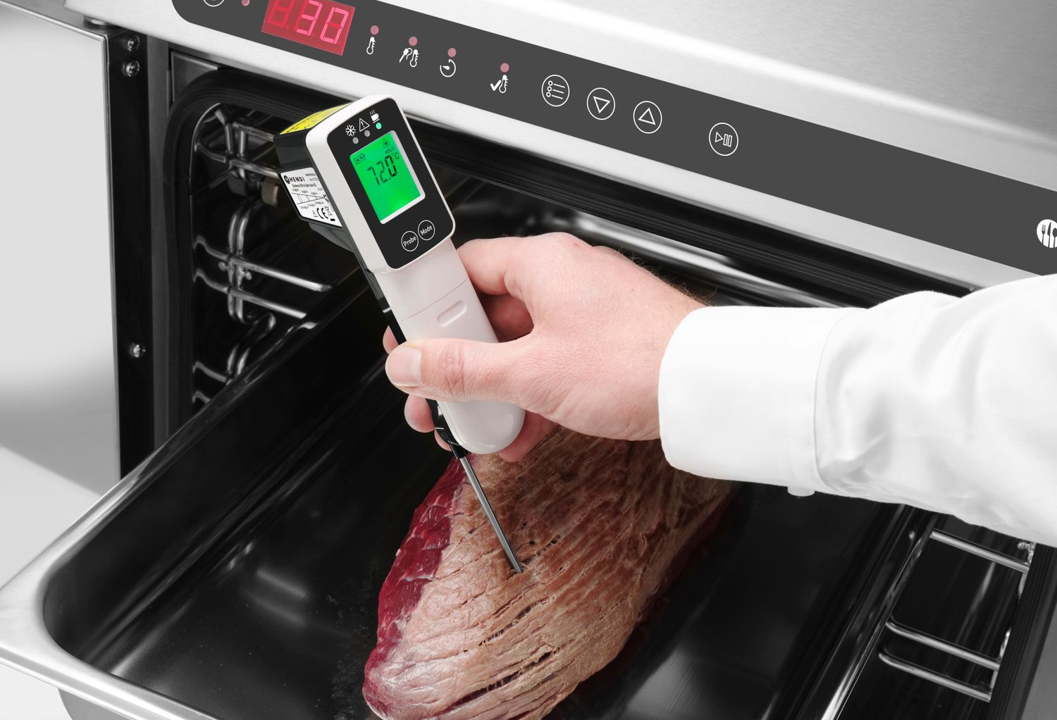 Digitális hőmérő szondával HACCP | HENDI 271254