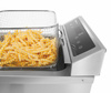 Indukciós olajsütő Kitchen Line 1 medencés 8 l, 3,5 kW, 230 V | HENDI 215012