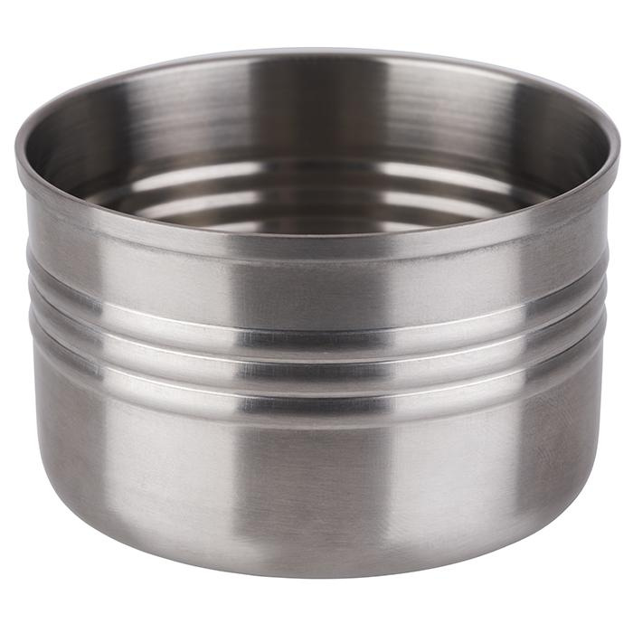 Tálaló tálka SNACKCAN, rozsdamentes acél, 6.5x4 cm | APS 40654