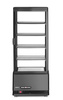 Hűtött vitrín 98 l, fekete, LED, 2-6°C | HENDI 233269
