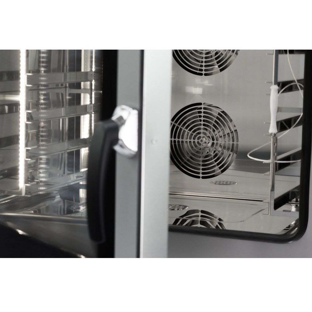 Elektromos kombi gőzpároló sütő EVO 7 GN 1/1 vagy 7 db 60x40 cm-es tálca | VESTA 0V0711D_PL0
