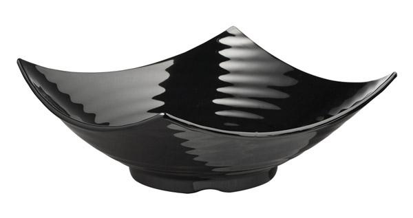 Tál GLOBAL BUFFET melaminból, fekete, 32.5x32.5x12 cm, 3 l | APS 84785