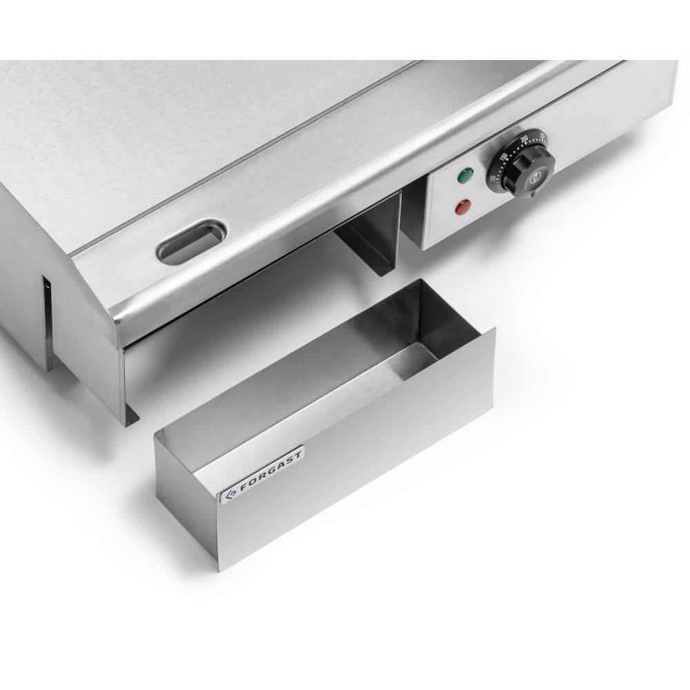 Elektromos grilllap, sima, 50x35 cm, 3 kW | FORGAST FG09103