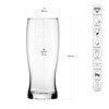 Söröspoharak XNO BEER TUMBLER 650 ICE, 650 ML, 6 darabos készlet | KROSNO GLASS F684756050081Z40