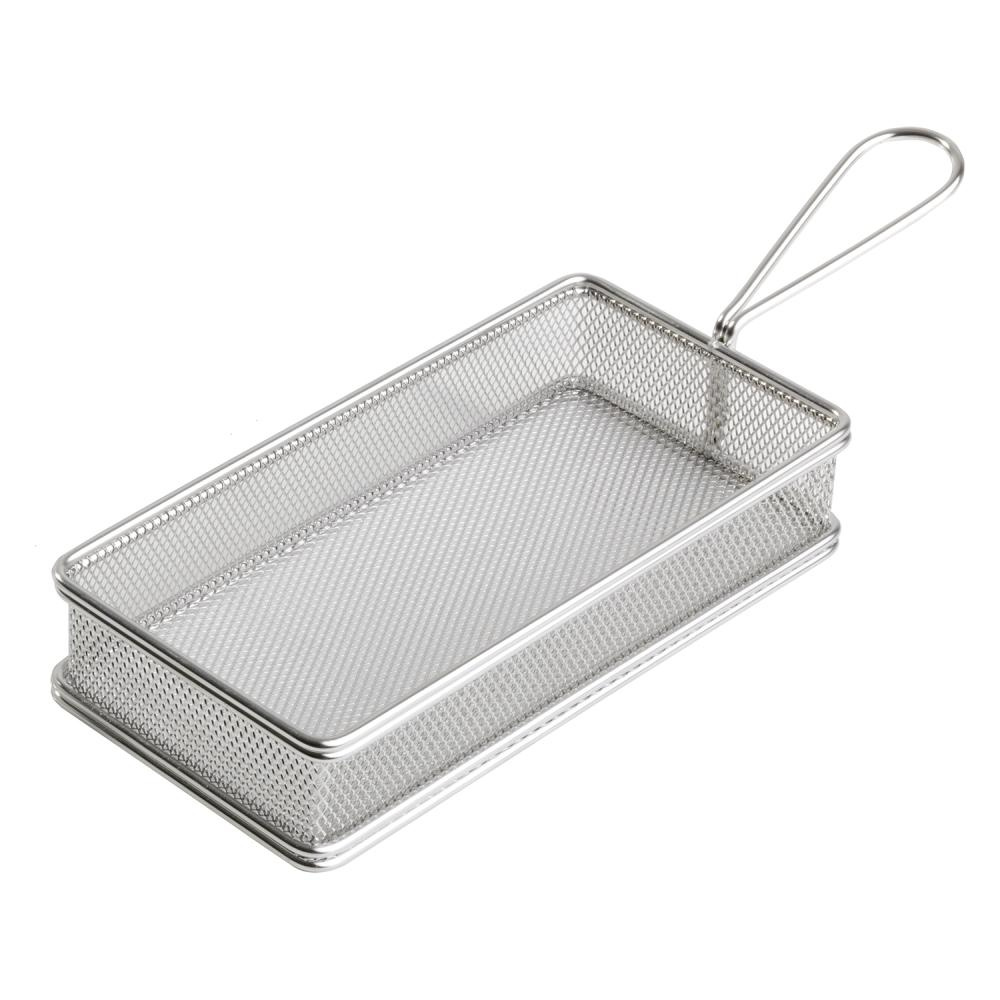 Tálalókosár SNACKHOLDER, rozsdamentes acél, 21.5x10x4.5 cm | APS 40610