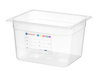 GN 1/2 tárolóedény, mélység 20 cm, polipropilénből, HACCP | HENDI 880159