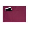 Konyhai kötény Basic 75 x 90 cm zsebbel és csattal bordó | KARLOWSKY BLS 5-4-Stck