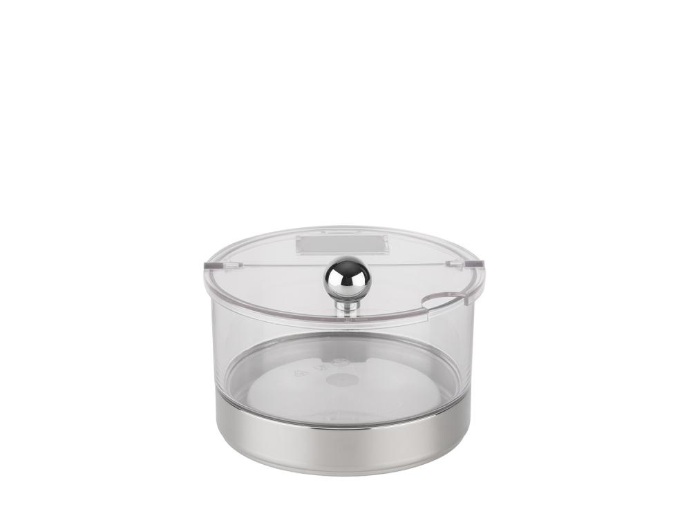 Kis hűtőtál acél talppal Mini TOP FRESH betéttel és fedéllel, 15x11.5 cm | APS 11810