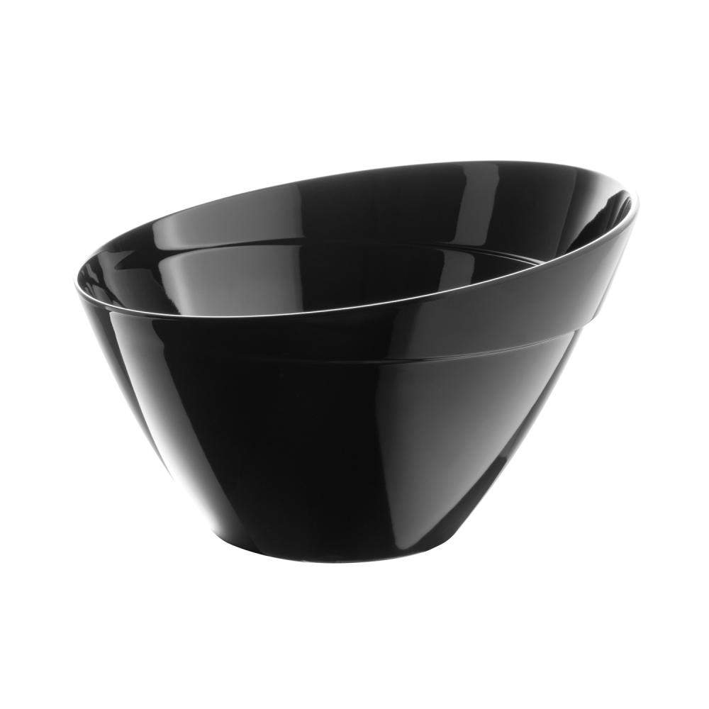 Tál BALANCE melaminból, fekete, 30x19.5 cm, 5 l | APS 85043