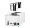 Melegen tartó Hendi Ranger leeresztőcsappal, 8 l, 1000 W, 60,4x33,2x31,5 cm, 2x4 l tartály, 3xGN 1/3 | HENDI 201473