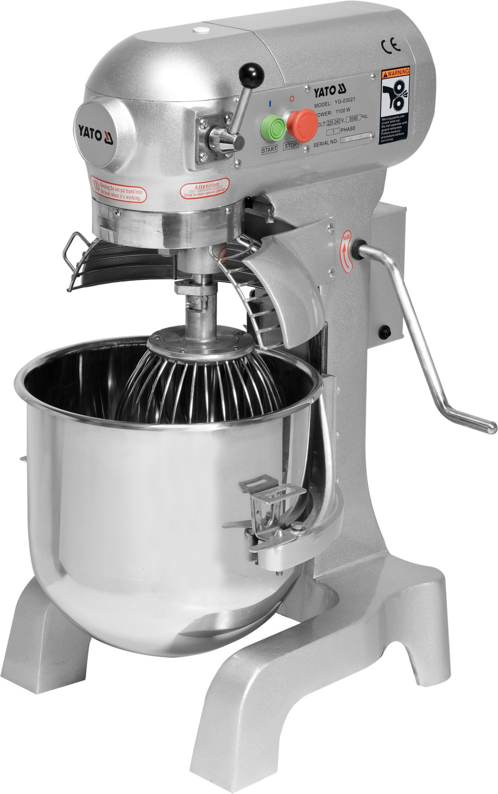 Bolygómixer, dagasztógép - 20 l | YATO YG-03021