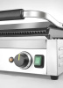 Kontakt panini grill XL, bordázott sütőlapok, 2,7 kW | HENDI 263624