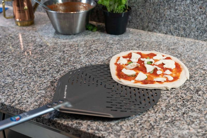 Pizza lapát Ø 33 cm teljes hossz 183 cm | GI.METAL E-32F