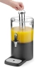 Gyümölcslé-adagoló, 4 l UNIQ, Robert Bronwasser tervezte, fekete, 315x211x(H)431 mm | HENDI 425008