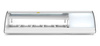Sushi hűtővitrin, 63 l, LED, 3-7°C, 130,7x45x33 cm | HENDI 233757