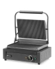 Kontaktgrill egyszeres, bordázott lapok, 34x23,5 cm, 2200 W, 230 V | HENDI 263617