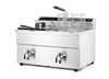 Indukciós fritőz 2 medencés Kitchen Line, 2x8 l, 2x3.5 kW, 230 V | HENDI 215029