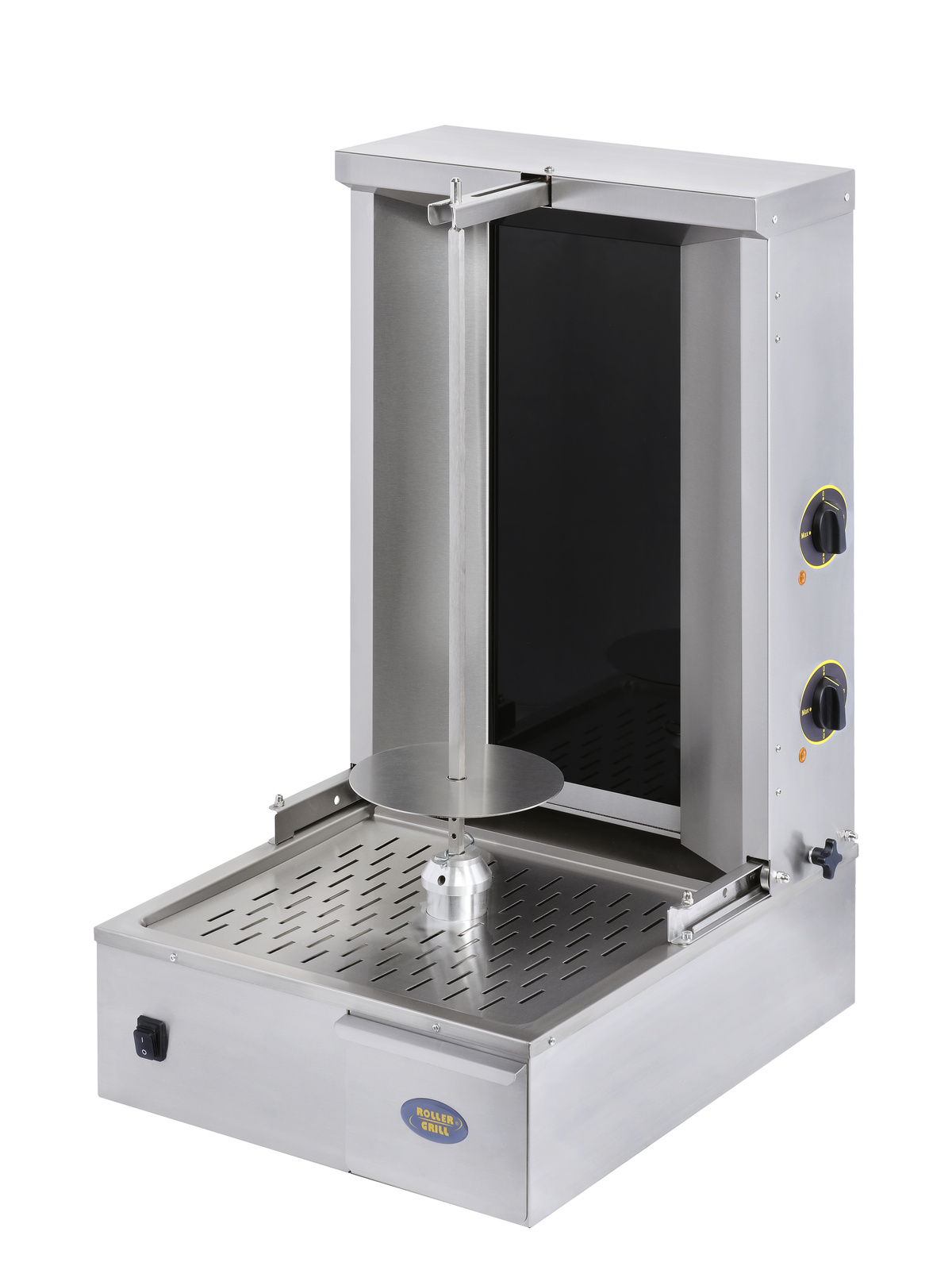 Gyrosz (kebab) vitrokerámia, 25 kg, 3 fűtőzóna, 3.6 kW, 230 V | ROLLER GRILL GR 60 V