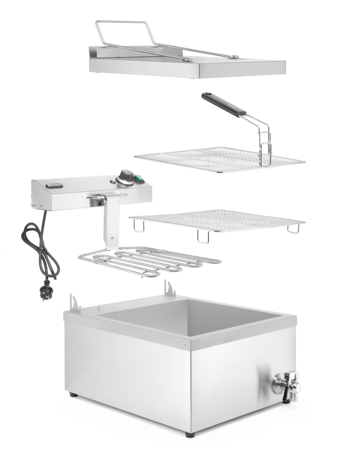 Fánksütő, elektromos, 12 l, 3.5 kW | HENDI 205914