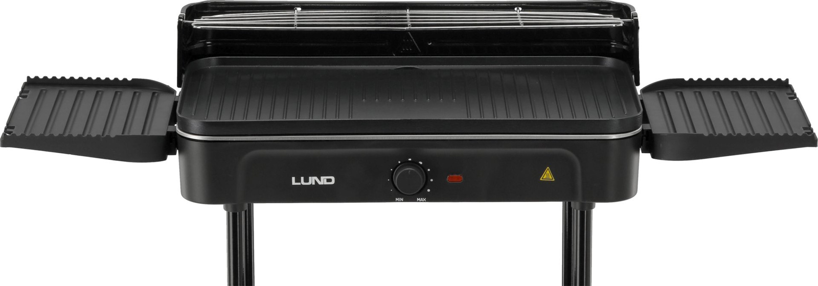Elektromos álló grill bordázott sütőlappal, 2,2 kW | LUND 67424