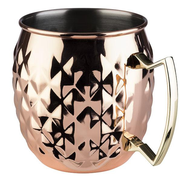 Bögre MOSCOW MULE-hoz, rézszínű, átmérő 9,5 cm, 500 ml | APS 93332