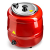Elektromos leveses fazék 10 l, piros | FORGAST FG03013