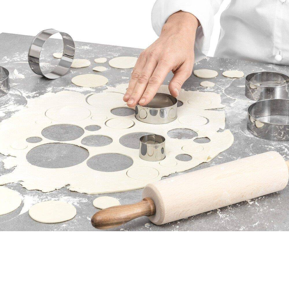 Kerek kiszúróforma készlet - 9 db-os készlet | FORGAST FG11233