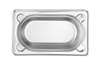 GN 1/9 edény 6,5 cm mély rozsdamentes acélból KITCHEN LINE | HENDI 806722