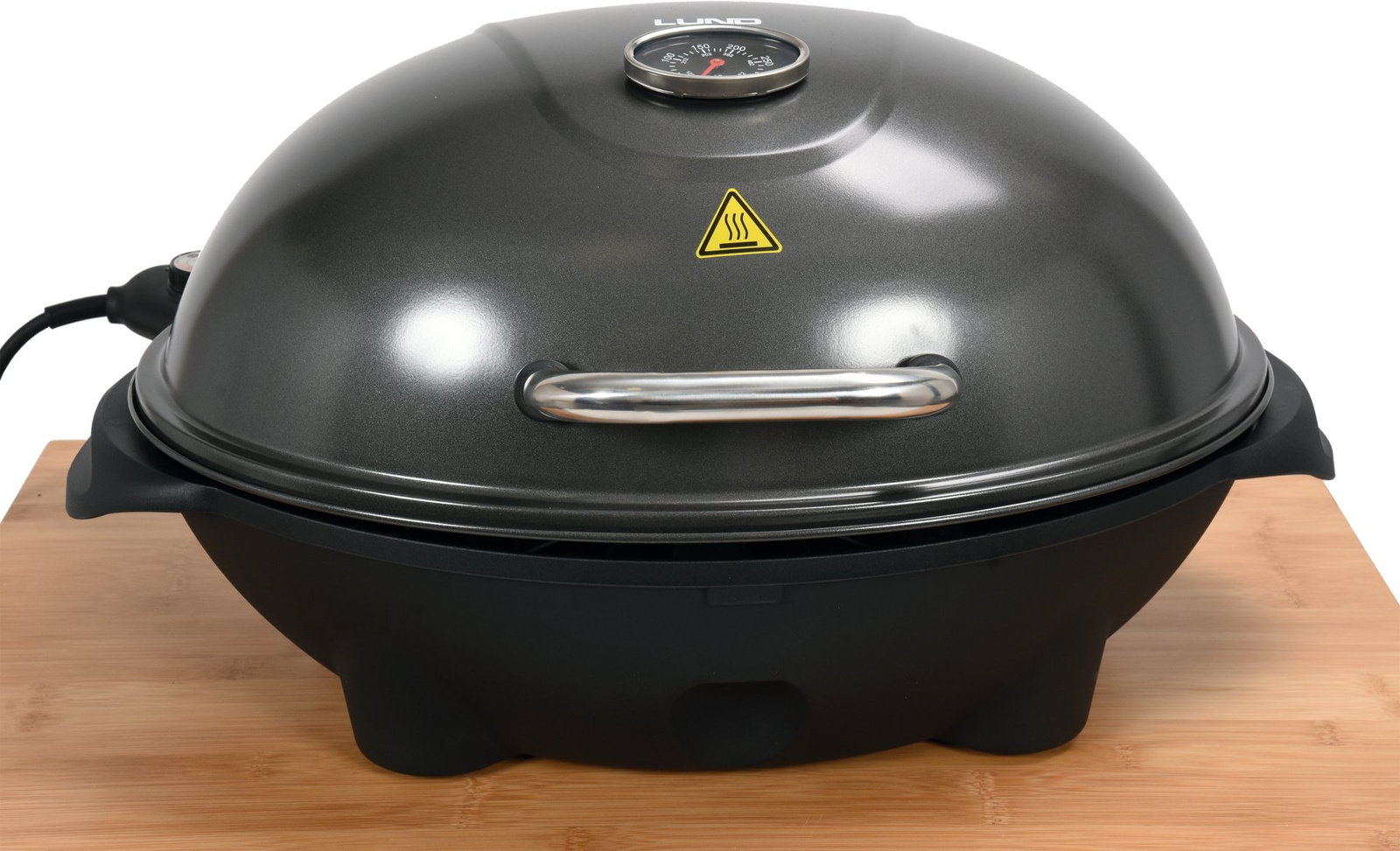 Elektromos álló grill 1/2 bordázott lappal, 2,4 kW | LUND 67420