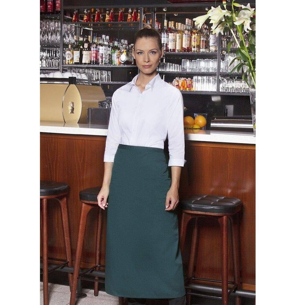 Kellner kötény bistro basic fenyőzöld | KARLOWSKY BBSS 1-80-Stck