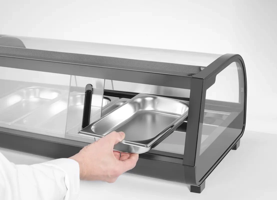 Hűtött sushi vitrin, 6 GN 1/3, 0–12°C, 152.9x42.6x29.6 cm, 0.19 kW | ARKTIC 274088