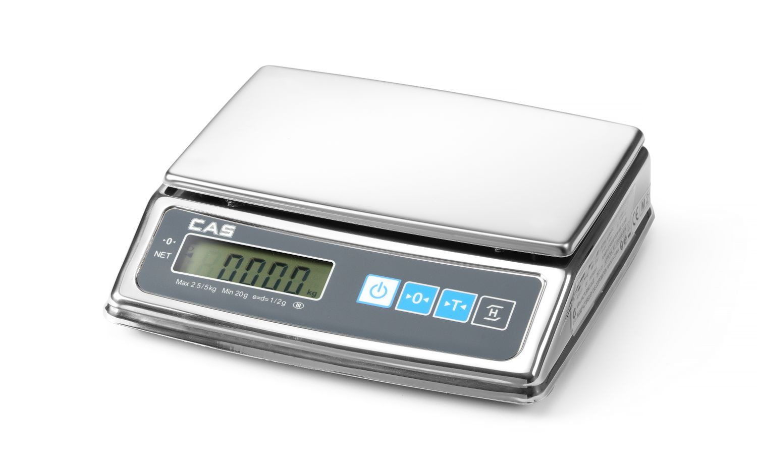 Mérleg hitelesítéssel, mérési tartomány 5 kg-ig | HENDI 580288