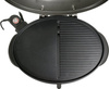 Elektromos álló grill 1/2 bordázott lappal, 2,4 kW | LUND 67420