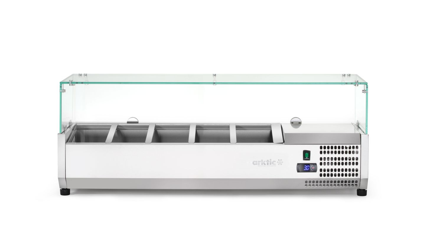 Hűtő feltét 5xGN 1/4, 0-8°C, 120.5x33.5x43.5 cm, 0.18 kW | ARKTIC 232903